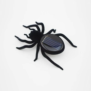 Kunogshun Nhà Máy OEM Trẻ Em Trò đùa Trẻ Em Quà Tặng Màu Đen Mini Mô Phỏng Năng Lượng Mặt Trời Năng Lượng Powered Giáo Dục Spider <span class=keywords><strong>Robot</strong></span> Côn Trùng Vui Vẻ Đồ Chơi - Product Image 6