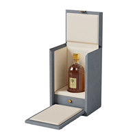 Boîte à parfum rigide personnalisée en matériaux recyclés écologiques, fermeture magnétique, doublure en EVA, impression quadricolore, sérum pour soins de la peau