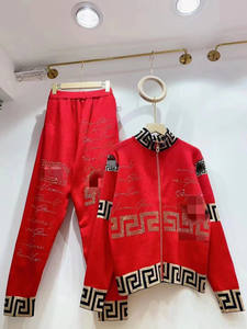 ชุดลำลองผู้หญิงสไตล์แอฟริกัน เสื้อโค้ทและกางเกงขายาว ชุดเซ็ต 2 ชิ้น ชุดวอร์ม - Product Image 5