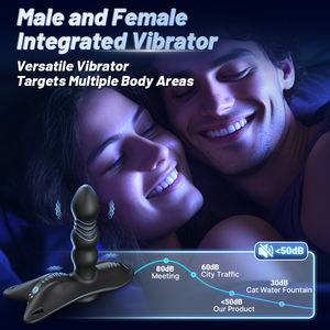<span class=keywords><strong>Vibrador</strong></span> Telescópico con Ventosa TMM, Estimulador de Punto G, Masajeador de Próstata Vibrante, Tapón Anal <span class=keywords><strong>Vibrador</strong></span> para Hombre y Mujer - Product Image 4