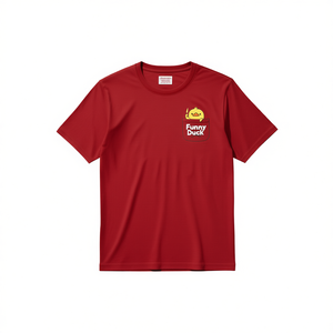Camiseta divertida con diseño de pato en el bolsillo, color rojo, ropa informal para hombre - Product Image 2