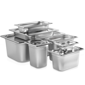 Daosheng <strong>Restaurant</strong> Equipment Durable Stainless Steel Gastronorm GN <strong>Food</strong> Container Ice Cream Pan Buffetware - Product Image 3