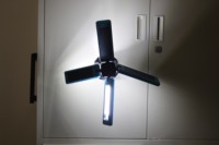 Lámpara de Trabajo Plegable de 4 Paneles, Recargable, con Clasificación IP54, Luz de Día de 6000K, Batería de Níquel, 25W