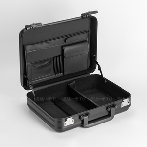 Maletín de Aluminio para Negocios, Maletín para Computadora, Caja para <span class=keywords><strong>Herramientas</strong></span>, Caja Fuerte para Dinero, Caja para Instrumentos, Fabricación OEM - Product Image 1