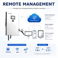 Chargeur rapide DC Penoda 40 kW OEM ODM, station de recharge pour véhicules électriques, compatible OCPP, CCS1, CCS2, NACS, GBT, WallBox, neuf