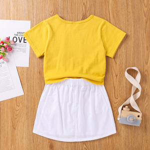 Conjunto de Ropa para Niñas de 2 a 6 Años, Verano 2021, Camiseta de Manga Corta y Falda, Conjuntos de Ropa para Niñas, Ropa Infantil - Product Image 6