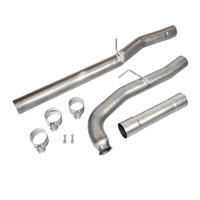 Tube d'extension de tuyau d'échappement robuste et ensemble de tuyau en S pour amélioration des performances, compatible avec les modèles 2500HD 3500HD 6.6L de 2011 à 2015