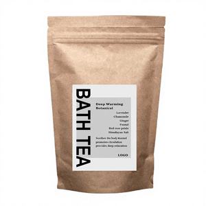 Sachets de thé de bain personnalisables de luxe de l'Himalaya avec sel de bain naturel pour la relaxation et les cadeaux, soin de la peau du corps - Product Image 3