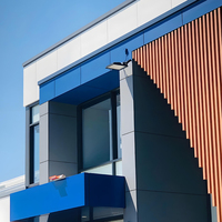 Matériaux de façade double face, panneau composite pour mur extérieur, Alucobond 3 mm 4 mm, matériau en aluminium