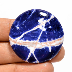 Sodalita 100% Natural de Primera Calidad, Gemas Sueltas de Diferentes Formas, 52 Ct. FAIJAN GEMS de Rajasthan para la Fabricación de Joyas - Product Image 2