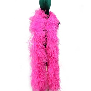 Xinyuling <span class=keywords><strong>TNMT</strong></span> Boa de Plumas de Avestruz Teñidas de 10 Capas, 13-18cm, Grandes y Gruesas, 2M para Manualidades y Ropa ZA - Product Image 6