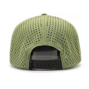 Gorra Snapback de rendimiento de 7 paneles resistente al agua, sombrero 169, sombrero impermeable ajustable de perfil alto estructurado de poliéster - Product Image 4