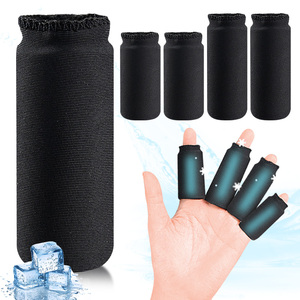 Funda Protectora de Gel Sólido para Dedos, Compresa Fría/Caliente, Absorción de Impactos Deportiva, Doble Propósito, Unisex, Silicona y Licra - Product Image 1