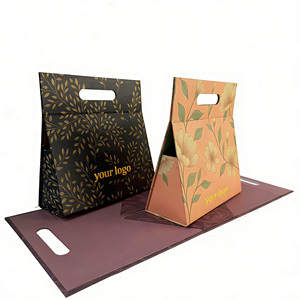 Boîte rigide triangulaire pliable magnétique de luxe en carton recyclé, taille et logo personnalisés, étanche, gaufrage, portable, pour <span class=keywords><strong>crème</strong></span> pour le visage - Product Image 2