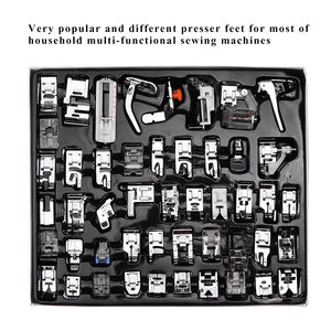 Juego de 48 Piezas de Accesorios Multifuncionales para Máquina de Coser Doméstica, Kit de Prensatelas para Coser a Ciegas, Remendar y Trenzar - Product Image 3