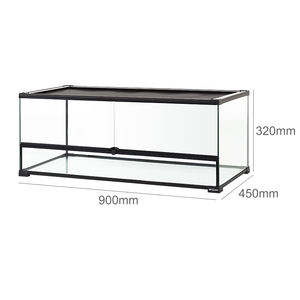 <span class=keywords><strong>Terrarium</strong></span> Horizontal pour Reptiles REPTIZOO 2025 de 34,2 Gal 129,6 L, Cage pour Serpent, <span class=keywords><strong>Terrarium</strong></span> pour Gecko, Aquarium pour Lézard, Terrariums en Verre Noir - Product Image 2