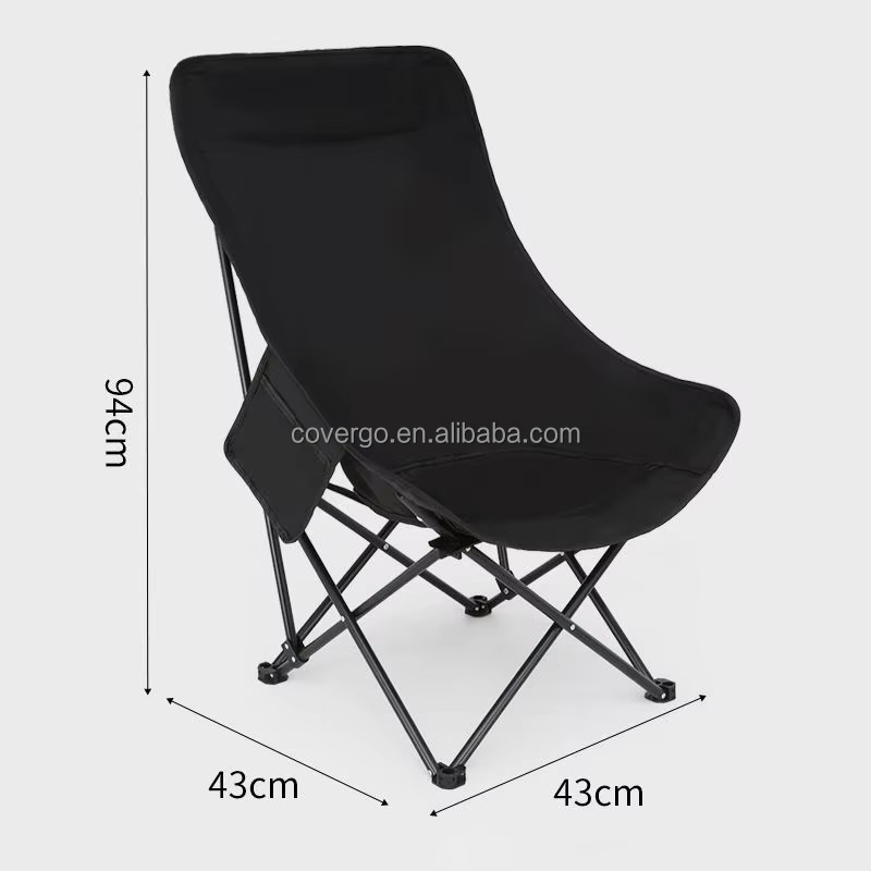 Fauteuil inclinable à dossier haut - Noir