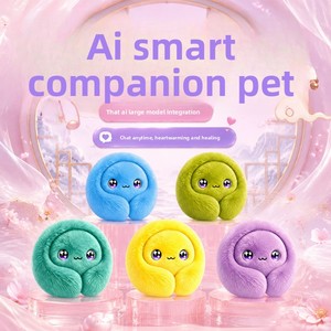 Robot jouet intelligent IA pour enfants, sac à bandoulière en peluche silicone, animal de compagnie parlant et interactif, pendentif Doudou assisté par <span class=keywords><strong>la</strong></span> voix, unisexe CN - Product Image 1