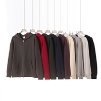 Fabricants de vêtements personnalisés 420 grammes printemps et automne couleur unie neutre sweat à capuche à manches longues pantalons de survêtement