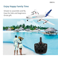 Avion RC Wltoys A120 Airbus A380 2.4G 3CH EPP à aile fixe RTF avec retour automatique et caméra à cardan 3 axes, jouet d'intérieur et d'extérieur