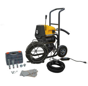 Desatascador de Alcantarillado con <span class=keywords><strong>Cable</strong></span> en Espiral, Máquina Profesional <span class=keywords><strong>para</strong></span> <span class=keywords><strong>Desatascar</strong></span> Tuberías y Limpiar Sistemas de Drenaje - Product Image 3