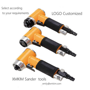 เครื่องขัดกระดาษทรายลมแบบเอ็กเซนทริคขนาด 2 นิ้ว กำลังสูง ความเร็วสูง พร้อมมอเตอร์โรตารี่เวน ความเร็วรอบ 12000-15,000 รอบต่อนาที ปรับความเร็วได้ สีเหลือง - Product Image 2