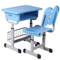 Chaise de bureau inclinable pour étudiant avec appui-tête mobile, dossier réglable, repose-pieds antidérapant - Matériel PVC, mobilier scolaire