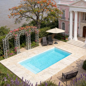 สระว่ายน้ำไฟเบอร์กลาสแบบพกพาสำหรับเด็ก คุณภาพดั้งเดิม สำหรับใช้งานกลางแจ้ง ขนาดใหญ่ - Product Image 3