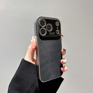 Coque antichoc intégrale pour iPhone 17 Pro Max, texture denim, grande fenêtre électroplaquée - Product Image 2