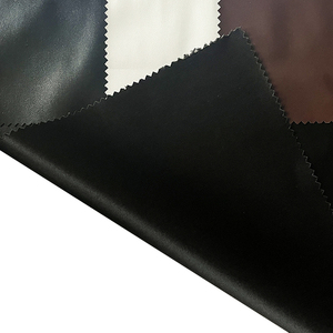Commercio all'ingrosso <span class=keywords><strong>100</strong></span> <span class=keywords><strong>PU</strong></span> <span class=keywords><strong>100</strong></span> poliestere materiale in pelle sintetica per la giacca - Product Image 4