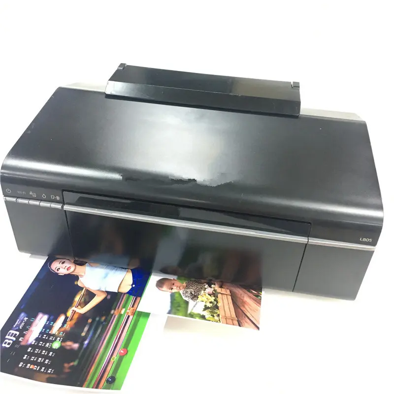 90% mới hoặc mới màu sắc tự động Máy tính để bàn ID thẻ UV phun dtf máy in cho Epson L805 CD DVD máy in A4 thăng hoa in kỹ thuật số