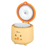 Mini cuiseur à riz électrique multifonctionnel, cuisson automatique, maintien au chaud, cuve antiadhésive, blanc, vert, jaune, 0,8 L, usage domestique