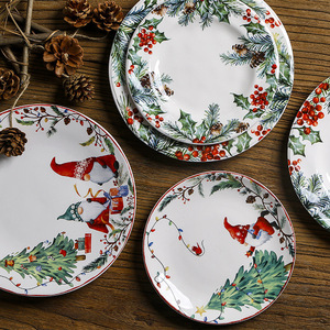 Factory-direct, High-quality Deer Christmas Tableware, Ceramic Tableware <b>Sets</b>, Holiday Event Rental Plates Bone China Coffee <b>Pot</b> - Product Image 5
