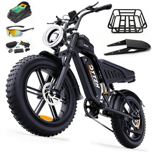 Bicicleta Eléctrica F6 DTTZH con Envío Rápido desde Almacén en EE. UU., Motocicleta Eléctrica para Adultos con NFC 48V15A y Canasta Trasera - Product Image 1