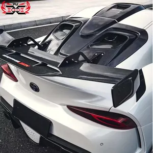 Update To Rt Style Body kit For Toyota supra Fender Car Front/Rear Lip Bumper parts side skirts hood Spoile