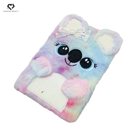 Mini carnet mignon pour fille, dessin animé, animal, peluche douce, jouet en peluche pour enfants, carnet de notes
