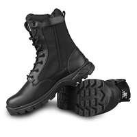 Bottes tactiques de désert pour couple IDS928, légères, imperméables, antidérapantes, chaussures de randonnée, semelle en caoutchouc, bottes à fermeture éclair pour l'extérieur