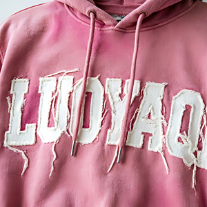 Sudadera con Capucha para Hombre, Estampado Digital de Camuflaje, Hombros Caídos, Talla Grande, 480 g/m², 100% Algodón Preencogido, Bordado, Estilo Pesado - Product Image 4