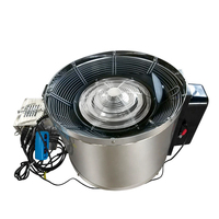 Ventilateur industriel à pulvérisation d'eau Zhenton 560 mm, ventilateur de refroidissement extérieur, humidificateur centrifuge, pompe à eau en acier inoxydable, métal, 25 L/45 L