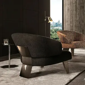 นักออกแบบอิตาลีออกแบบขาเก้าอี้โลหะฐานเก้าอี้เหล็กมาใหม่ขาเก้าอี้พักผ่อน