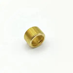 China factory ready to ship high quality brass double full thread nut