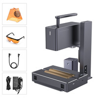 Machine de gravure laser Laserpecker 4 pour verre, métal, bois, étiquette pour animaux de compagnie, lunettes de soleil, flacon de parfum, gobelet en plastique