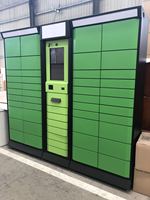 Casier intelligent pour colis, code-barres pour personnel, supermarché, livraison extérieure, livraison express, casier intelligent pour colis