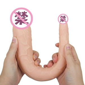 2019男性と女性は共有された双頭ペニス超ロングサイズヘッドシミュレーションディルドを供給します - Product Image 4