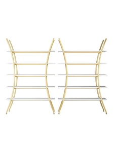 Modern Metal Display Shelves for Beauty Salon Living Room Kitchen & Bathroom-Jewelry <b>Nail</b> Products Cosmetics & Gel Polish - Product Image 4