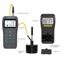 Testeur de dureté numérique portable professionnel Leeb avec écran OLED 170-960 HLD, stockage de 500 groupes et garantie d'un an