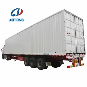 53ft Droog Van Semi Trailer Met Aluminiumlegering Cargo Box