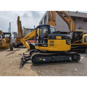 Pelle sur PC128US-2 Komatsu d'occasion de haute qualité Pelle sur chenilles à bas prix avec moteur central et composants de moteur - Product Image 2