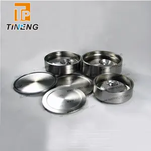 50 to 2000cc chrome steel Ring mill bowl for labtech pulverizers