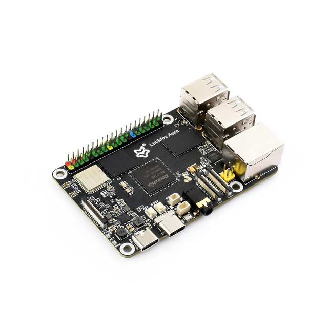 Chipboard Luckfox-aura-02000 High-performance Linux Development Board Rockchip Rv1126b Quad Core,1.6ghz 3 Tops Computing,lpddr4x